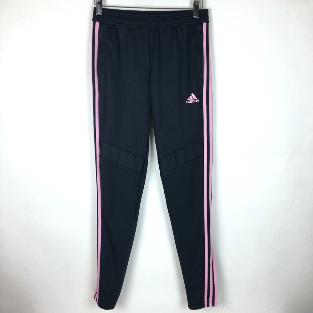Adidas Women’s ClimaCool Track Pants Black and Pink XS